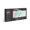 Gaming Keyboard Savio Phenix WHITE GAT YELLOW USB Bluetooth QWERTY