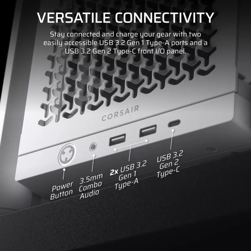 CORSAIR Mid-tower - Geh Midi Frame 4000d White