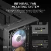 PC case CORSAIR FRAME 4000D RS ARGB Midi Tower Black — ATX/Micro-ATX/Mini-ITX, tempered glass, ARGB fans, up to 370 mm GPU