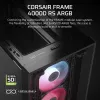 PC case CORSAIR FRAME 4000D RS ARGB Midi Tower Black — ATX/Micro-ATX/Mini-ITX, tempered glass, ARGB fans, up to 370 mm GPU