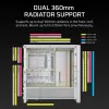 CORSAIR Mid-tower - Geh Midi Frame 4000d Rs ArGB White