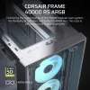 CORSAIR Mid-tower - Geh Midi Frame 4000d Rs ArGB White