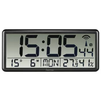 Hama Jumbo Digital clock Rectangle Black