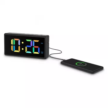 Hama Ibiza Digital alarm clock Black, Grey