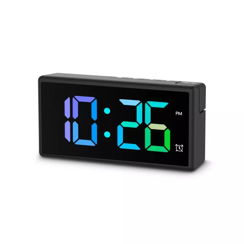 Hama Ibiza Digital alarm clock Black, Grey
