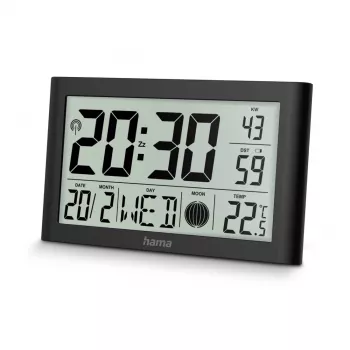 Hama Martinique Digital alarm clock Black