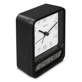 Hama Pag Digital alarm clock Black