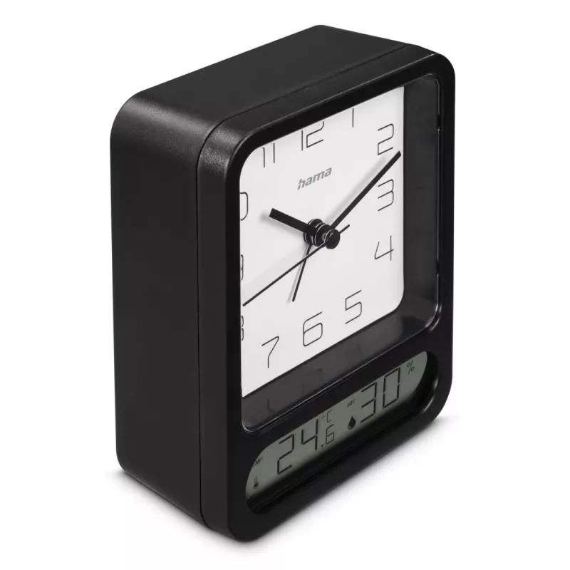 Hama Pag Digital alarm clock Black