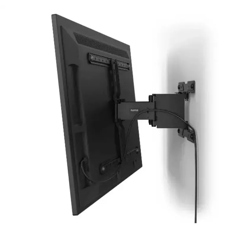 Hama Ultraslim Wall Mount 2.29 m Black Max 50 kg VESA 600x400