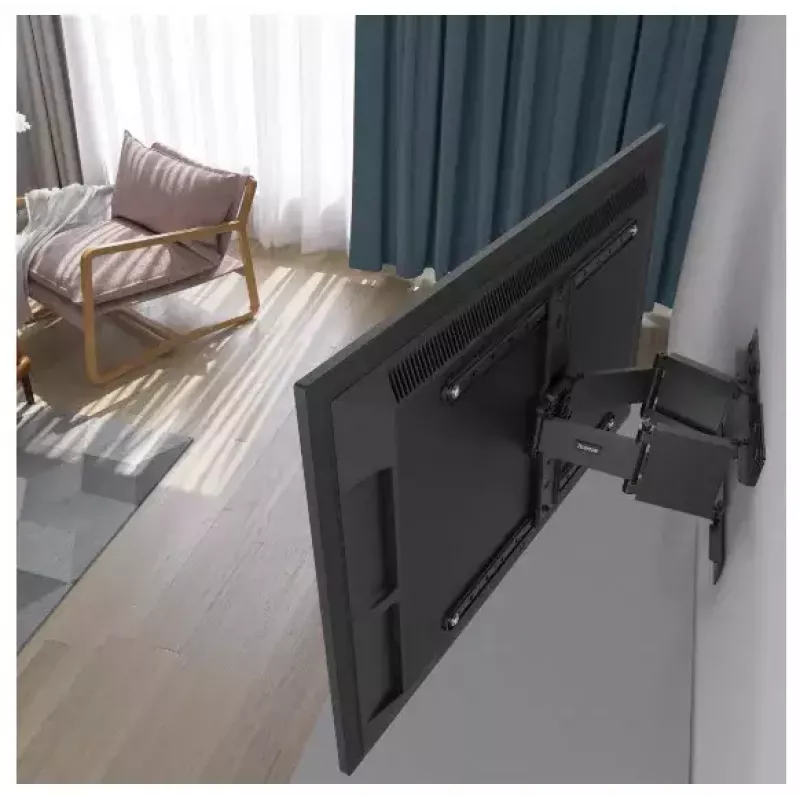 Hama Ultraslim Wall Mount 2.29 m Black Max 50 kg VESA 600x400