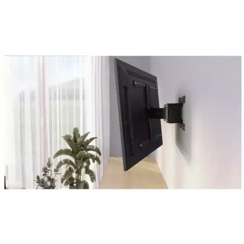 Hama Ultraslim Wall Mount 2.29 m Black Max 50 kg VESA 600x400