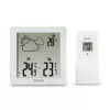 Hygrometer Thermometer Hama Zakynthos White Indoor Outdoor Battery AAA