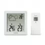 Hygrometer Thermometer Hama Zakynthos White Indoor Outdoor Battery AAA