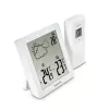 Hygrometer Thermometer Hama Zakynthos White Indoor Outdoor Battery AAA