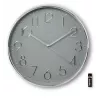 Hama Corsica Quartz clock Circle Grey, Silver