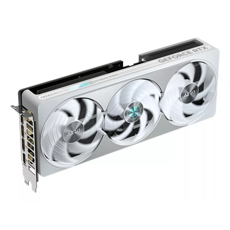GIGABYTE GeForce RTX 5080 AERO OC SFF 16G Graphics Card - 16GB GDDR7, 256bit, PCI-E 5.0, 2730MHz Core Clock, 3 x DisplayPort, 1 x HDMI, GV-N5080AERO OC-16GD