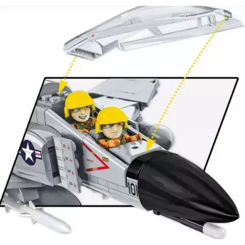 Cobi Blocks Armed Force F-4 Phantom II model 703 pieces construction set