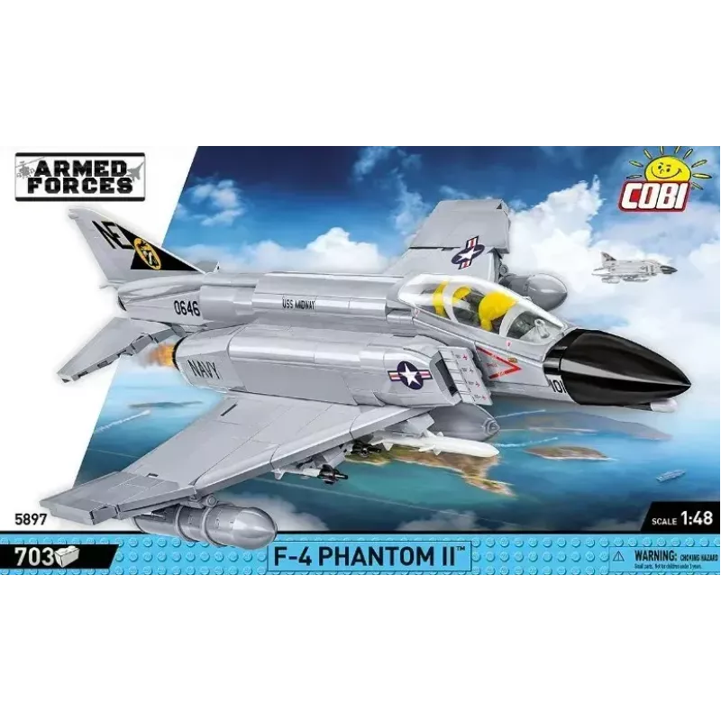 Cobi Blocks Armed Force F-4 Phantom II model 703 pieces construction set