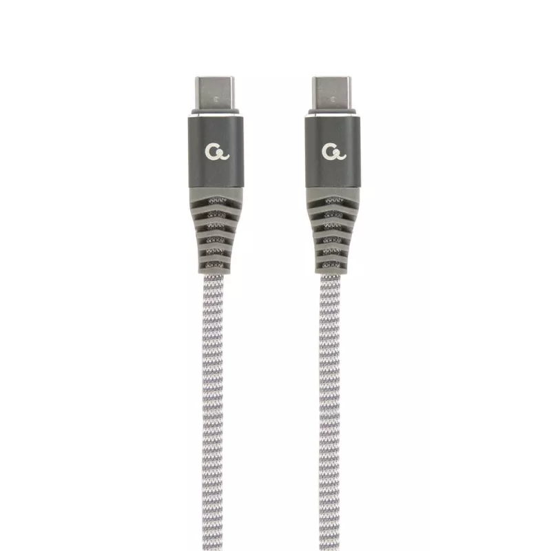 GEMBIRD Premium 100W Type-C Power Delivery (PD) Charging & Data Cable, 1.5m - Grey