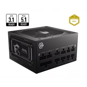 MSI MAG A750GL PCIE5 II power supply unit 750 W 20+4 pin ATX ATX Black
