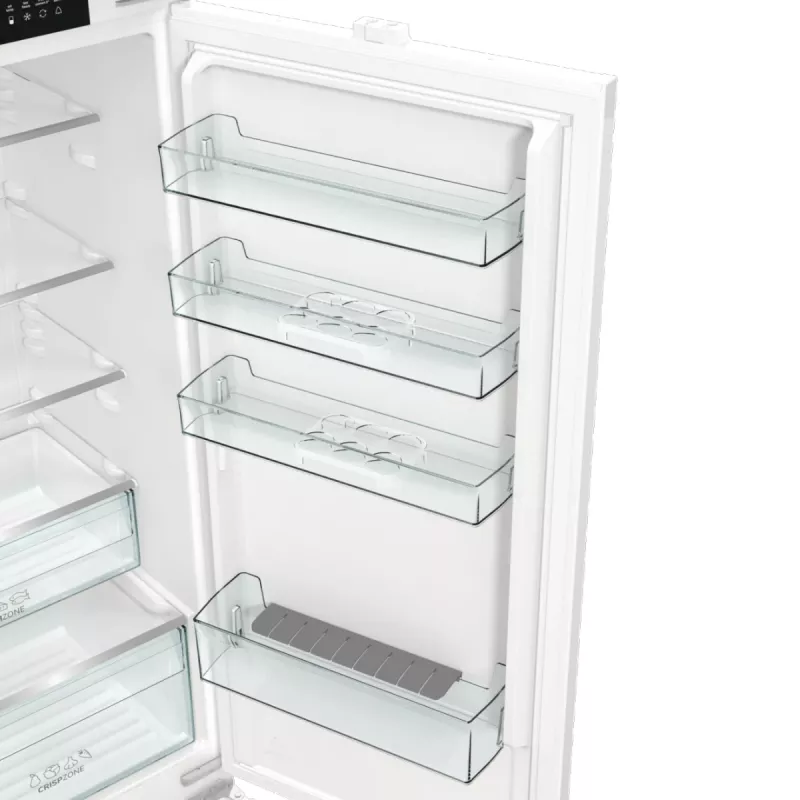 Gorenje Kombinerade kyl/frysskåp NRKI519E41 BK070, 284 L, SN-N, 6 kg/24h, E, Fresh zone compartment, White