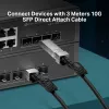TP-Link 3 Meters 10G SFP+ Direct Attach Cable, 3 m, DAC, SFP+, SFP+
