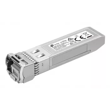 SFP+ fiber transceiver TP‑Link Omada SM5110LSB‑10, single‑mode LC (UPC), 10,312 Mbit/s, 10 km, DDM, 3.3 V