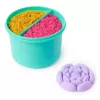 Kinetic Sand , SquishBlossom Blooming Flower, Easter Basket Stuffers, Includes 8oz Neon Yellow & Pink Moldable Play Sand, Pot & Molds, Sensory Toys for Kids