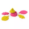 Kinetic Sand , SquishBlossom Blooming Flower, Easter Basket Stuffers, Includes 8oz Neon Yellow & Pink Moldable Play Sand, Pot & Molds, Sensory Toys for Kids