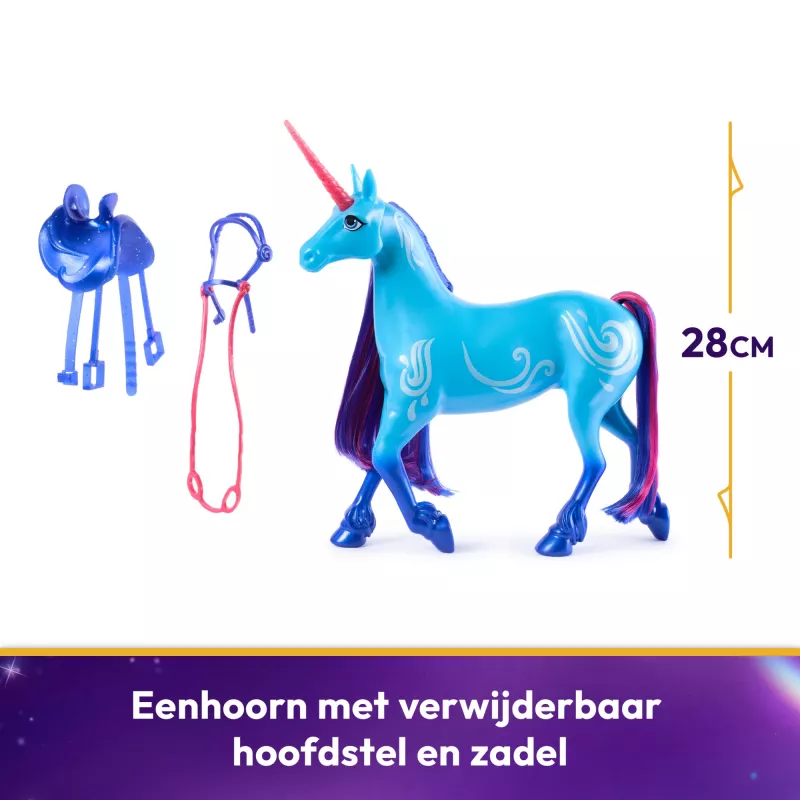 Unicorn Academy , River with 2 Riding Accessories, 11”, Compatible with Isabel, Dolls & Unicorn Toys for Girls Ages 4 and up