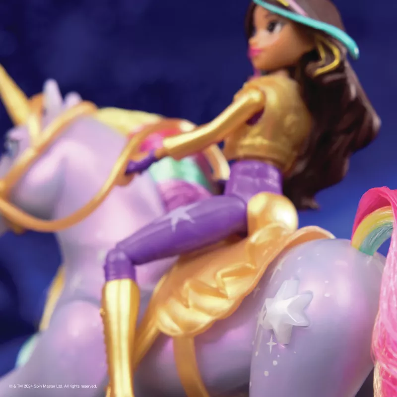 Fashion doll Usorteret Unicorn Academy Sophia & Light Magic Wildstar with Rainbow Light-up Effects, LR44 batteries, 241 mm