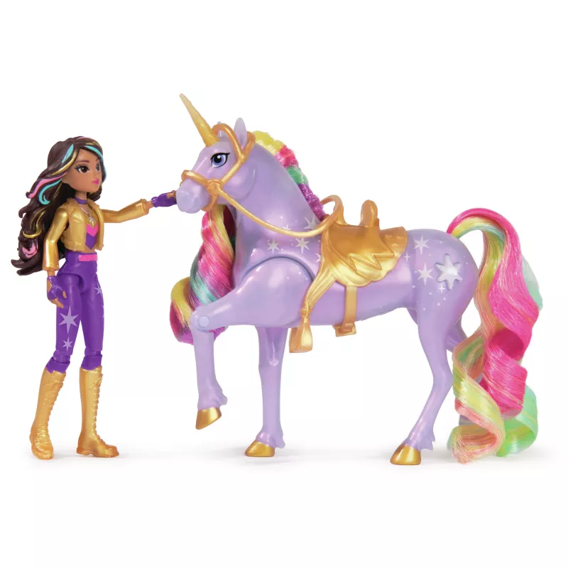 Fashion doll Usorteret Unicorn Academy Sophia & Light Magic Wildstar with Rainbow Light-up Effects, LR44 batteries, 241 mm