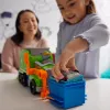 PAW Patrol : Crush N’ Roll Recycling Truck with Rocky Action Figure & Transforming Compacted Trash Vehicle, Kids Toys for Boys & Girls Ages 3 and up
