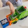 PAW Patrol : Crush N’ Roll Recycling Truck with Rocky Action Figure & Transforming Compacted Trash Vehicle, Kids Toys for Boys & Girls Ages 3 and up
