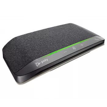 HP Poly Sync 10 USB-A USB-C Speakerphone, PC, Silver, 0.715 m, IP64, Windows 10, Windows 11, MacOS
