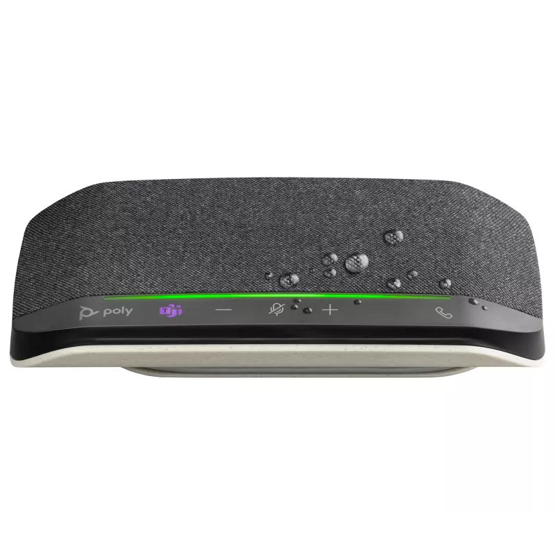 HP Poly Sync 10 USB-A USB-C Speakerphone, PC, Silver, 0.715 m, IP64, Windows 10, Windows 11, MacOS