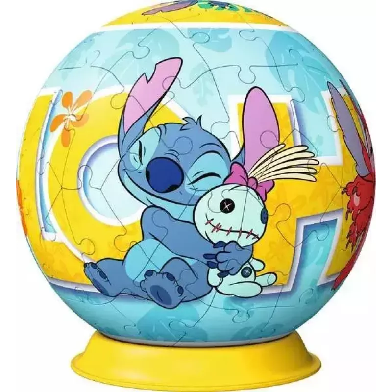 Ravensburger Disney Stitch 3D Puzzle Ball, 72 Pieces