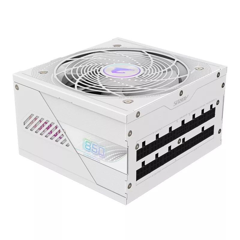 Power supply GIGABYTE AORUS ELITE P850W 850W ATX 80 PLUS Platinum fully-modular white 120mm fan