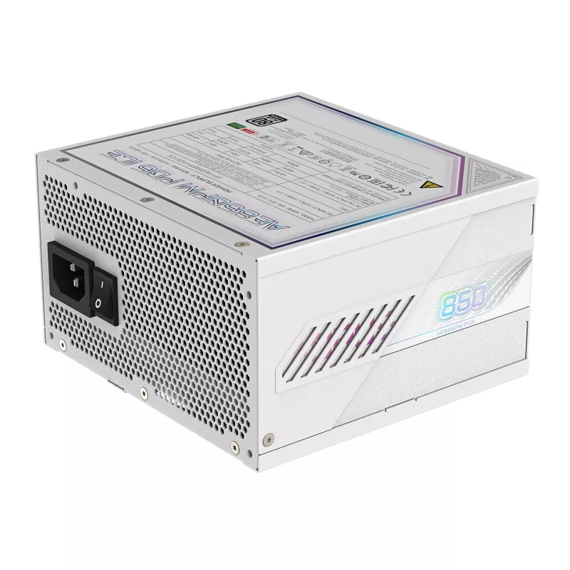 Power supply GIGABYTE AORUS ELITE P850W 850W ATX 80 PLUS Platinum fully-modular white 120mm fan
