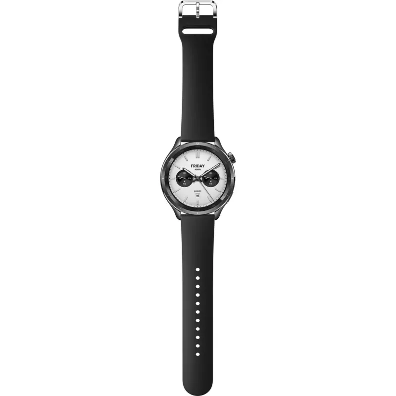 Smartwatch Xiaomi Watch S4 with 1.43 inch AMOLED, 466×466, 486 mAh, aluminium case, textile band, Black Multi