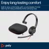 HP Poly Blackwire 5210 Monaural USB-C Headset +3.5mm Plug +USB-C/A Adapter
