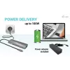 i-tec USB-C Metal Nano Docking Station 4K HDMI LAN with Power Delivery 100W + Universal Charger 100W
