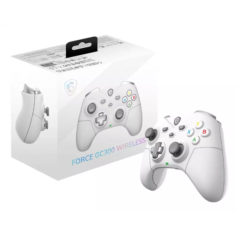 MSI FORCE GC300 WIRELESS WHITE USB 2.0 Gamepad Analogue PC