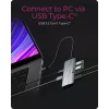 ICY BOX IB-DK4022a-CPD Wired USB 3.2 Gen 1 (3.1 Gen 1) Type-C Aluminium, Silver