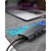 ICY BOX IB-DK4034a-CPD Wired USB 3.2 Gen 1 (3.1 Gen 1) Type-C Aluminium, Silver