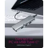 ICY BOX IB-DK4034a-CPD Wired USB 3.2 Gen 1 (3.1 Gen 1) Type-C Aluminium, Silver