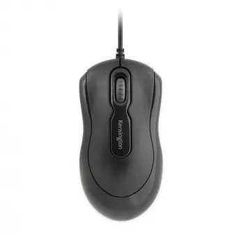 Kensington Mouse-in-a-Box EQ Wired Mouse, Ambidextrous, Optical, USB Type-A, 1000 DPI, Black