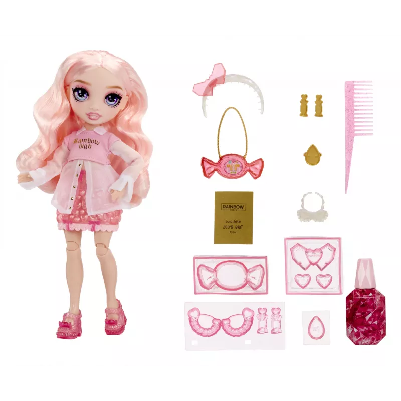 Rainbow High Creative Crystals Fashion Doll- Bella, Fashion doll, Female, 8 yr(s), 280 mm, Multicolour
