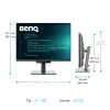 BenQ RD280U computer monitor 71.6 cm (28.2 inch) 3840 x 2560 pixels 4K Ultra HD Black