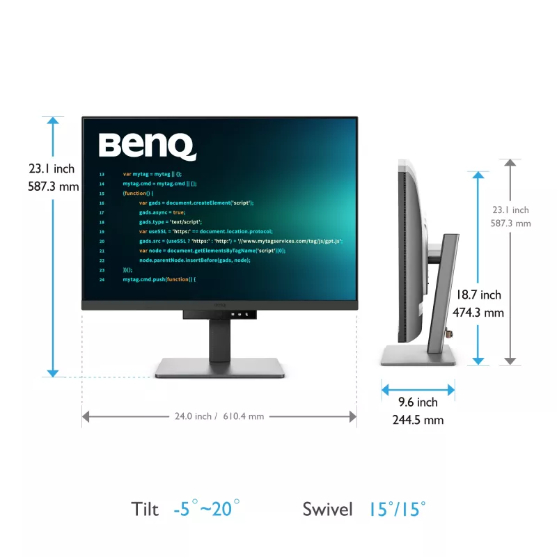 BenQ RD280U computer monitor 71.6 cm (28.2 inch) 3840 x 2560 pixels 4K Ultra HD Black